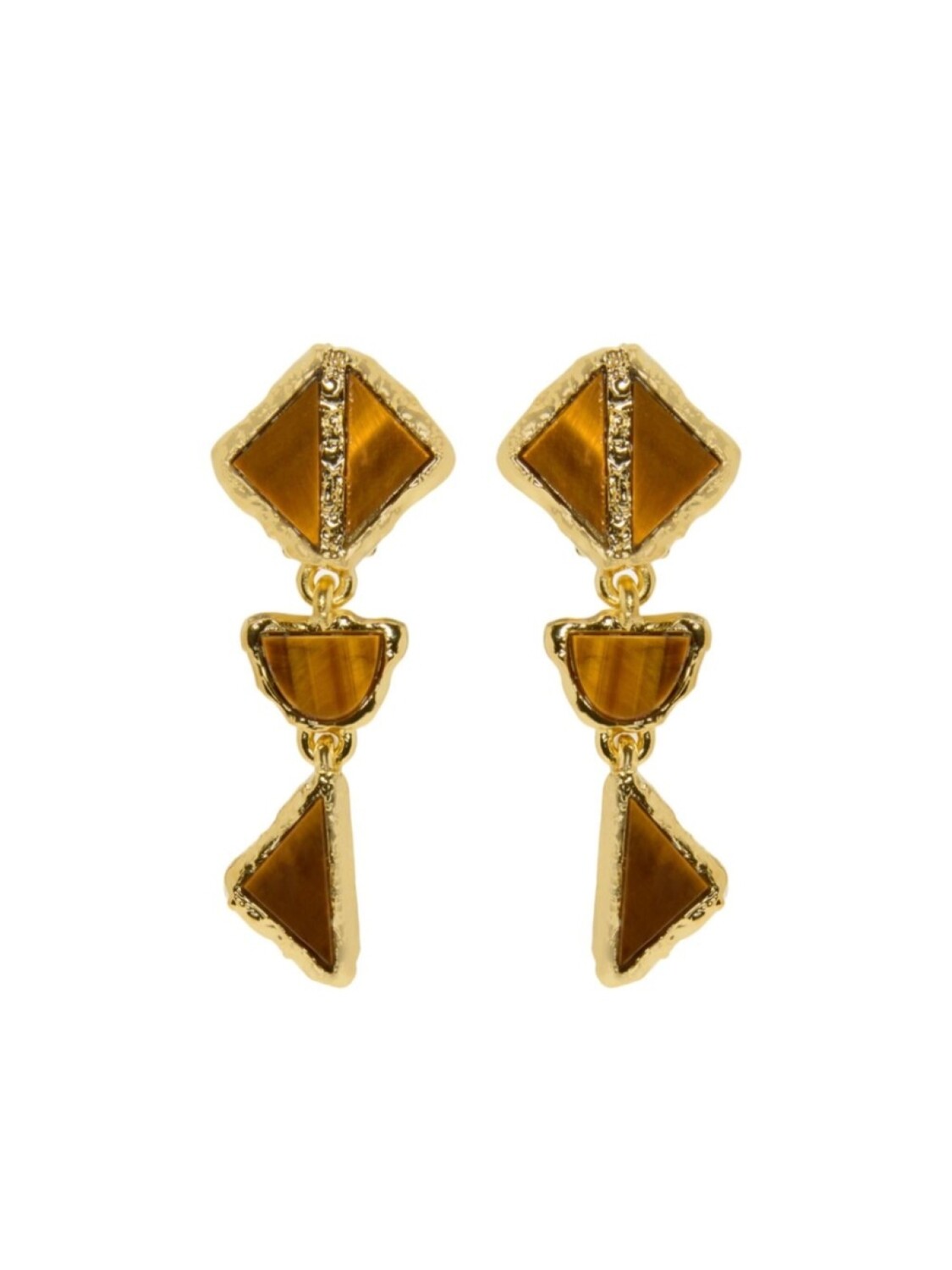 

Серьги-клипсы Oscar de la Renta, золотой