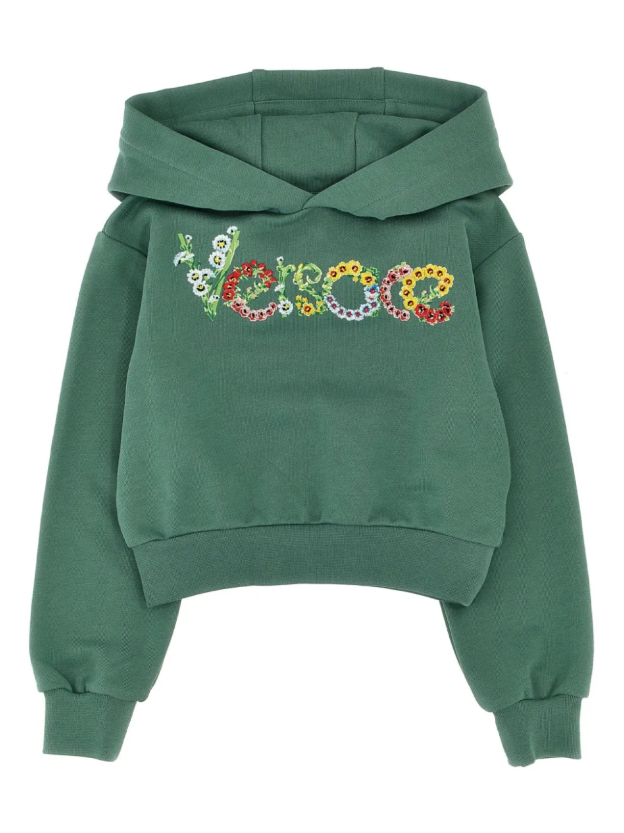 

Толстовка с вышивкой Versace Kids, зеленый