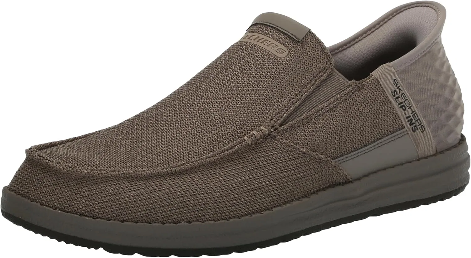 Мокасины мужские Skechers, бежевые