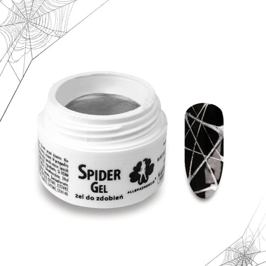 

Точный, как УФ-гель паука для украшений - серебристый цвет 3мл SPIDER GEL SILVER Allepaznokcie -