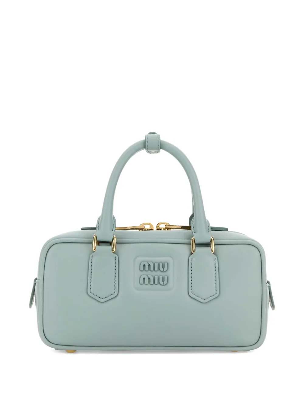 

Сумка Arcadie из кожи с верхней ручкой MIU MIU, синий