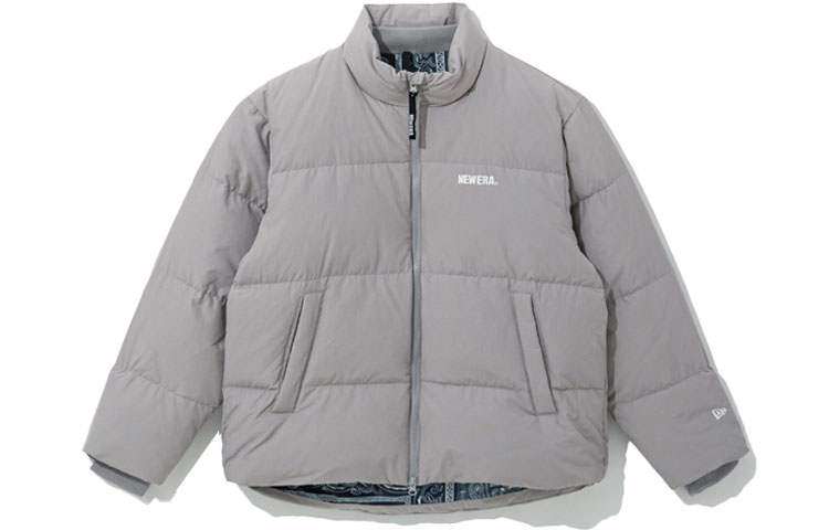 

New Era Пуховик унисекс серый, Gray