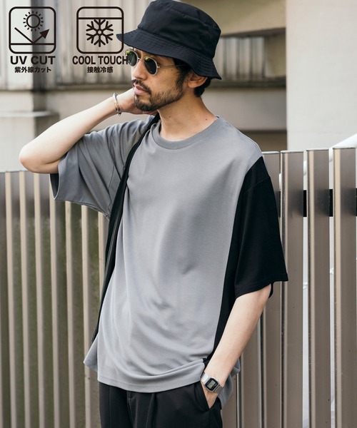 

Футболка функциональная с коротким рукавом, перфорированная, двухцветная, быстросохнущая, с защитой от УФ-излучения Firsthand, угольно-серый