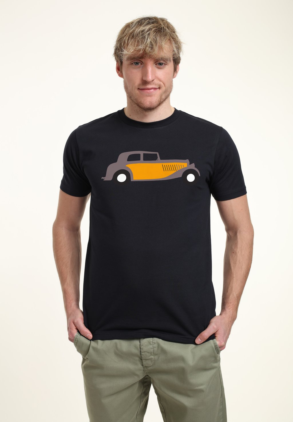 

Футболка с принтом CITROEN TRACTION CAR SKETCH Henry Tiger, темно-синий