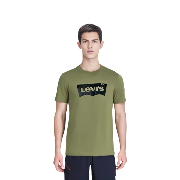Футболка унисекс темно-зеленая Levi’S, темно-зеленый — фото 3