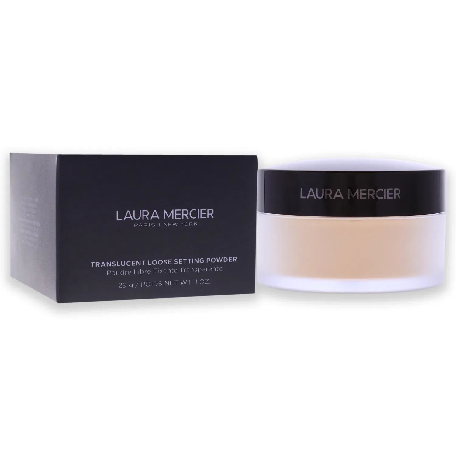 Полупрозрачная рассыпчатая фиксирующая пудра Honey от Laura Mercier для женщин - 28 г, Off White — фото 3