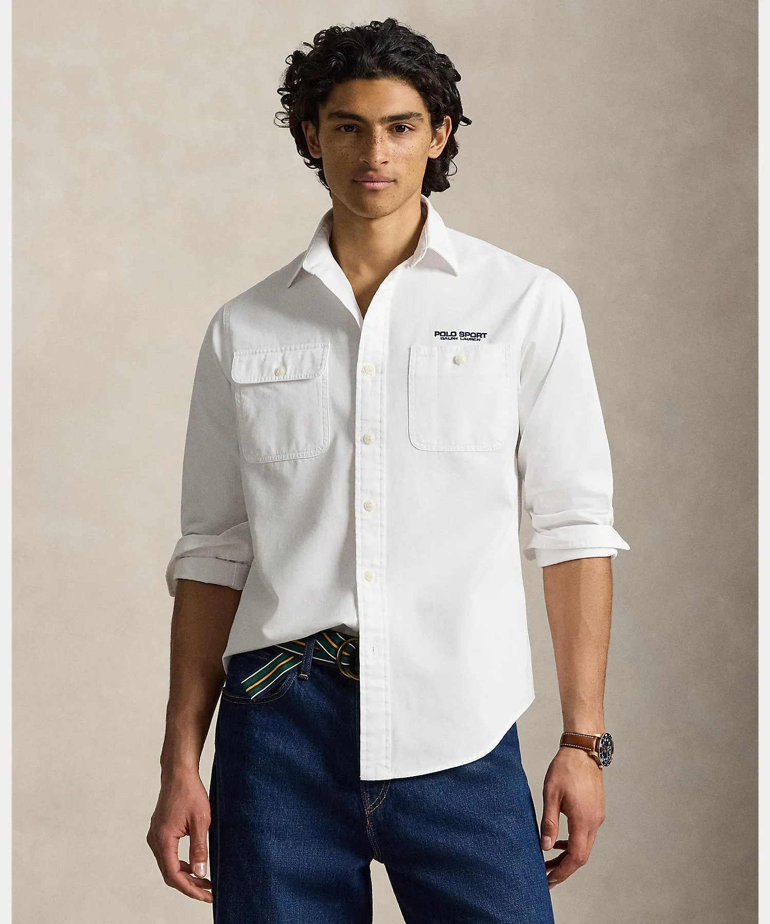 Мужская рубашка POLO RALPH LAUREN Classic Fit Polo Sport — фото 3