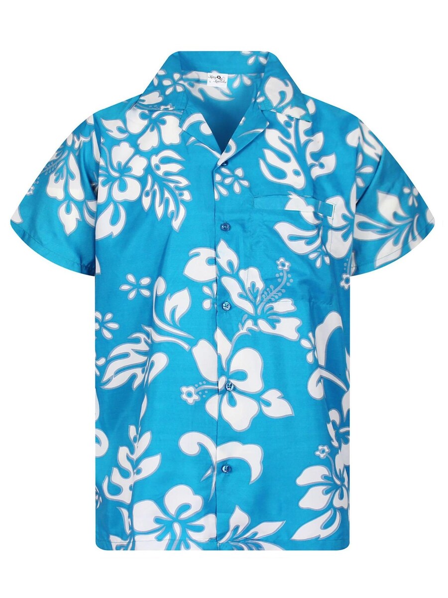 

Рубашка King Kameha Hibiscus, бирюзовый