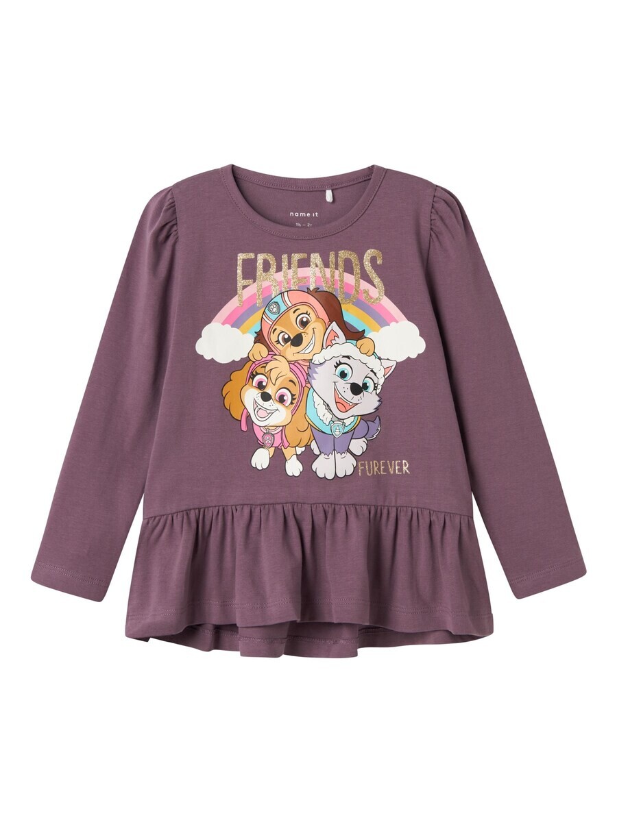 

Лонгслив NAME IT Shirt, темно-фиолетовый