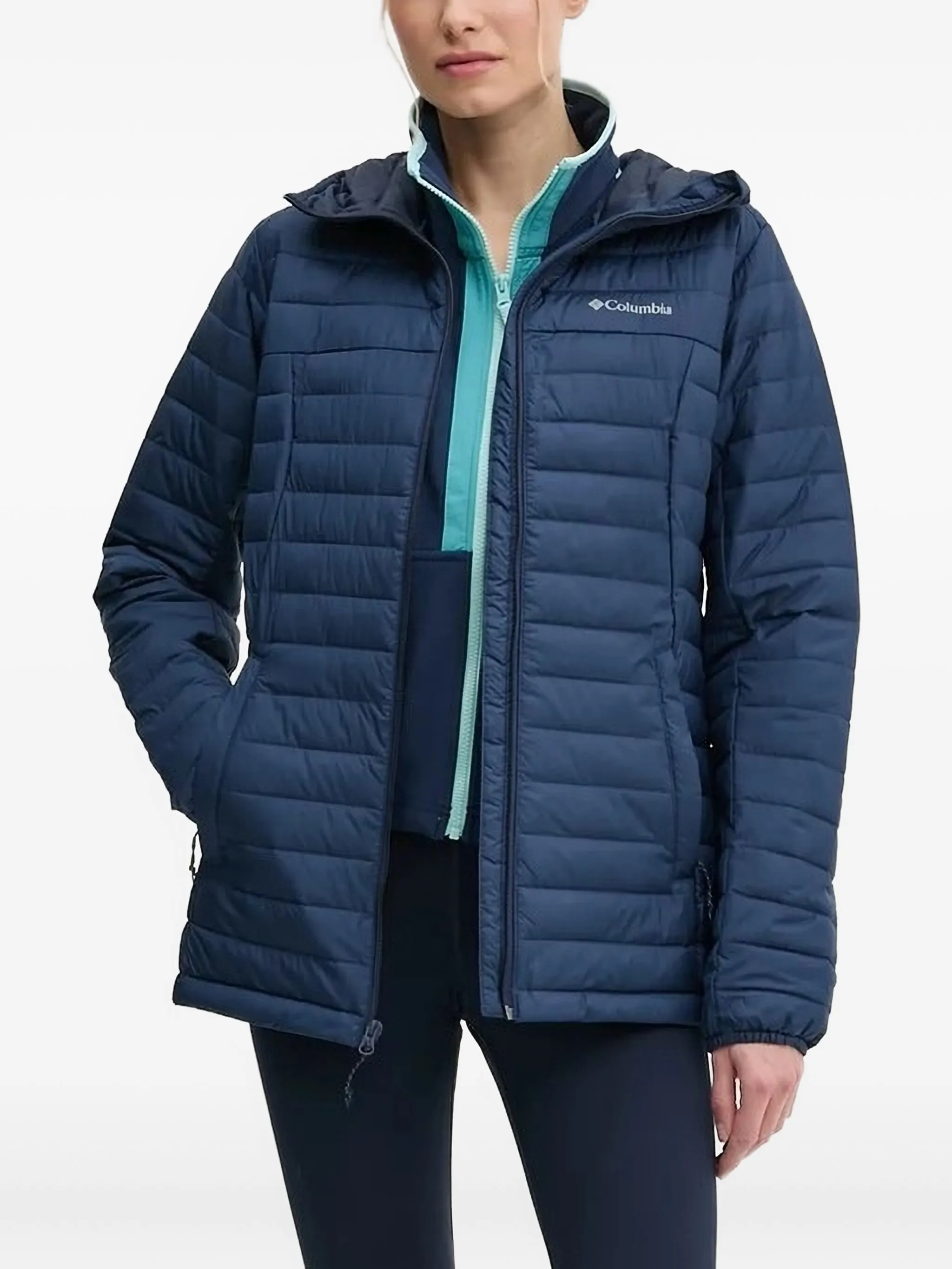 

Пуховик Falls II с логотипом Columbia, синий