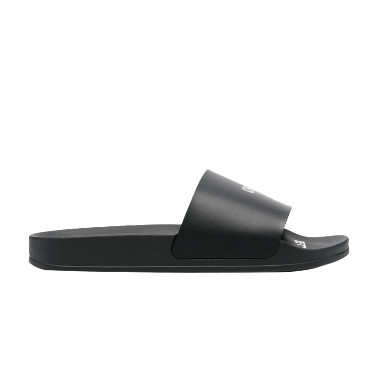 Шлепанцы Off-White Wmns Off Stamp Pool Slider 'Black' 2020, черный