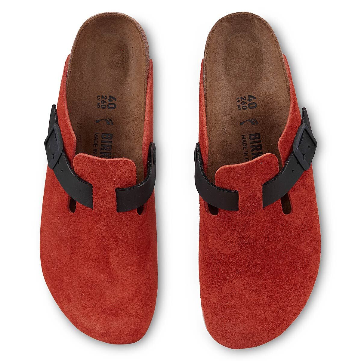 Сандалии Boston VL Birkenstock, цвет Schwarz/Weiß — фото 4