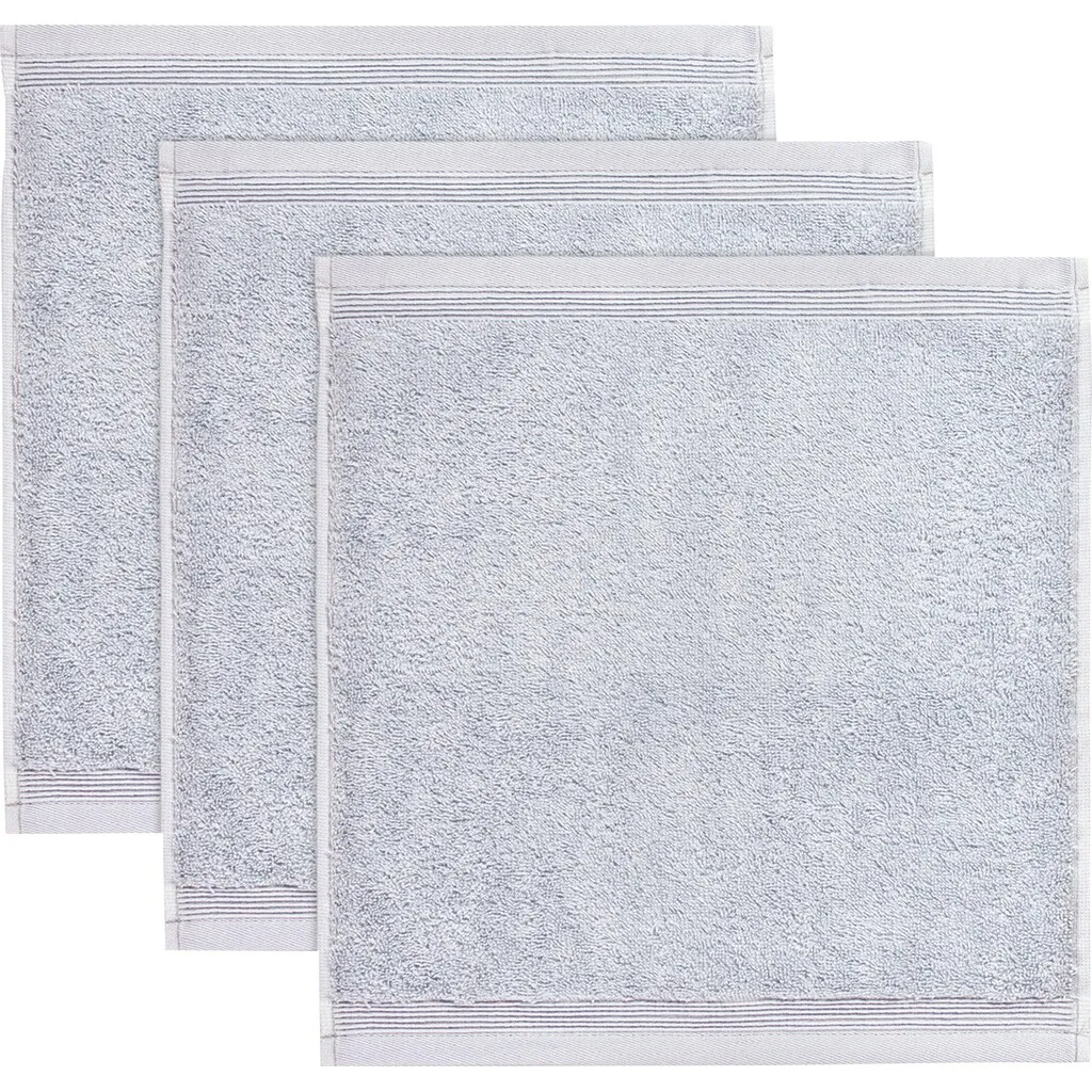 

Полотенце Superwuschel с бордюром, комплект полотенец, 100% премиальный хлопок, мягкое Möve, серебряный