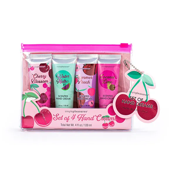 

Набор кремов для рук Set Of 4 Hand Cream Feeling Fruity, 1 UD