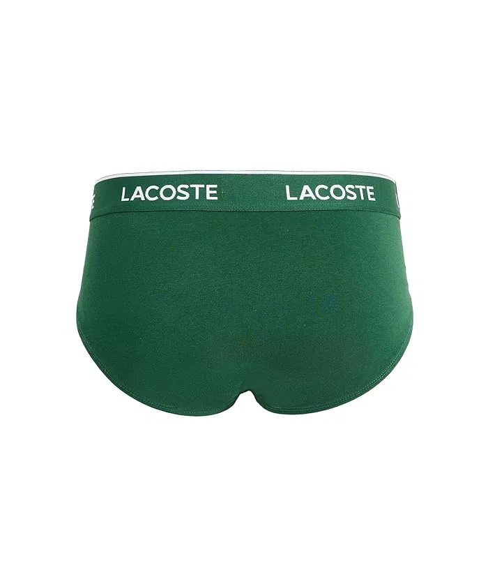 Трусы 5-Pack Cotton Stretch Briefs Lacoste, Blue/Green — фото 2