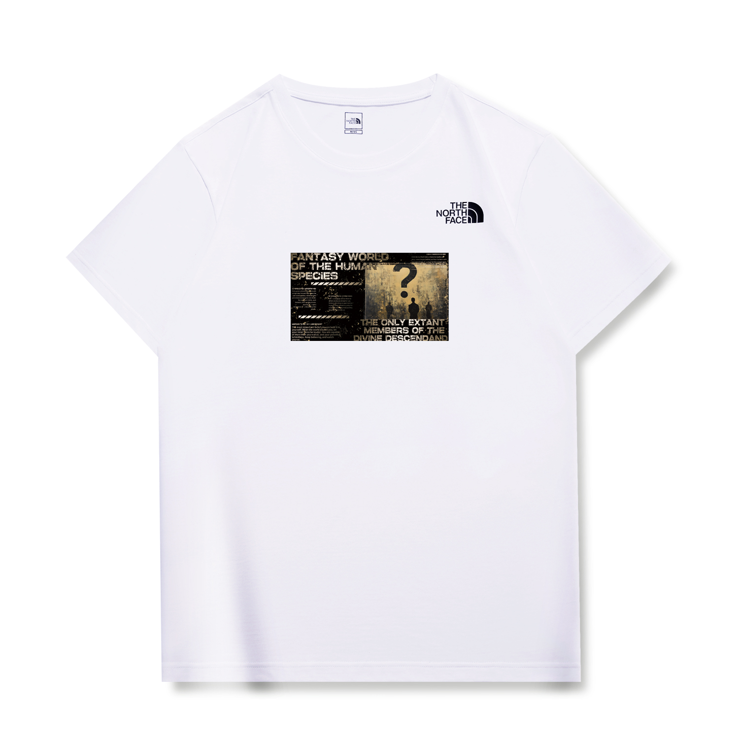 

THE NORTH FACE Футболка унисекс белая, Белый, THE NORTH FACE Футболка унисекс белая