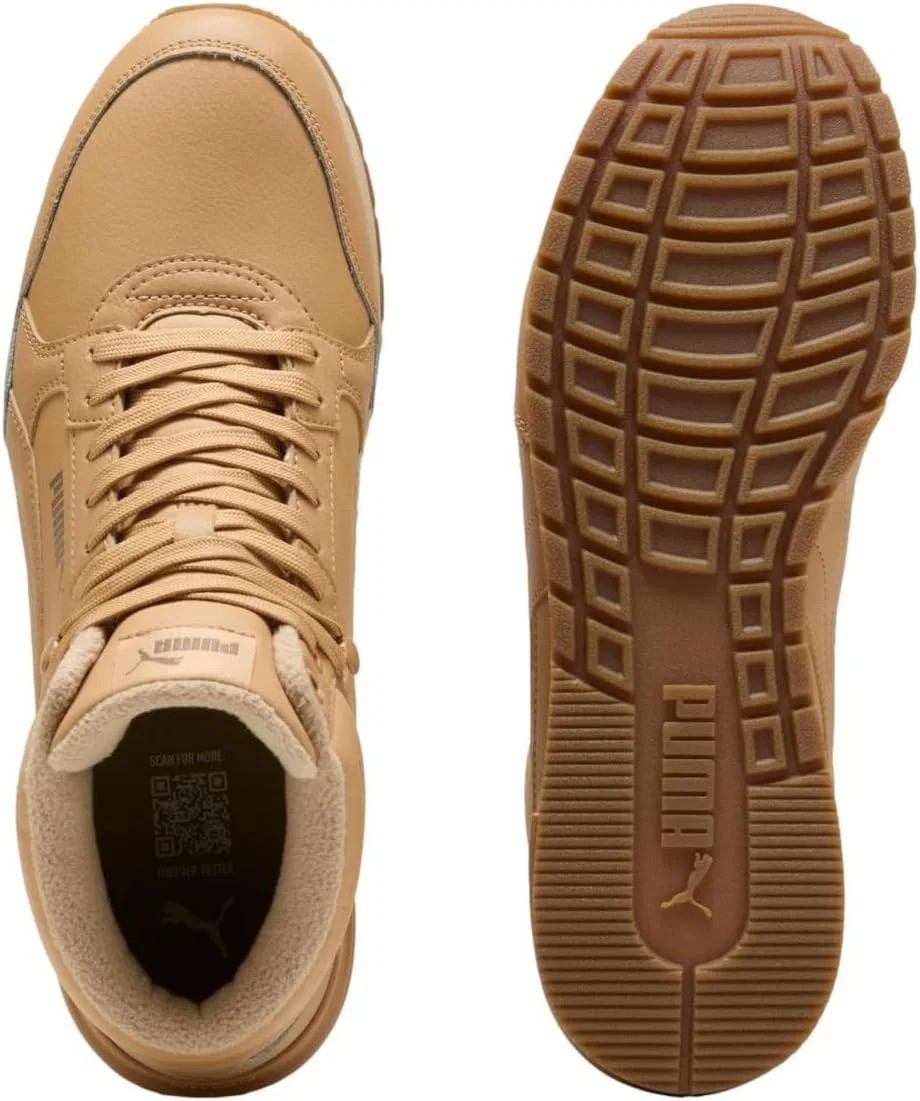 Кроссовки Puma St Runner V4 Mid унисекс для взрослых, Tan Mushroom Tan Mushroom Flat Bronze — фото 3