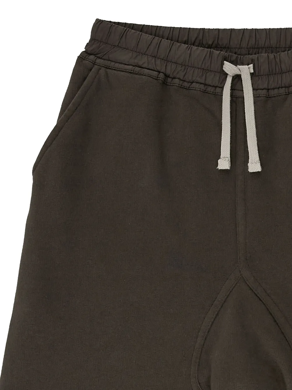 Спортивные брюки с кулиской Rick Owens Kids, коричневый — фото 3