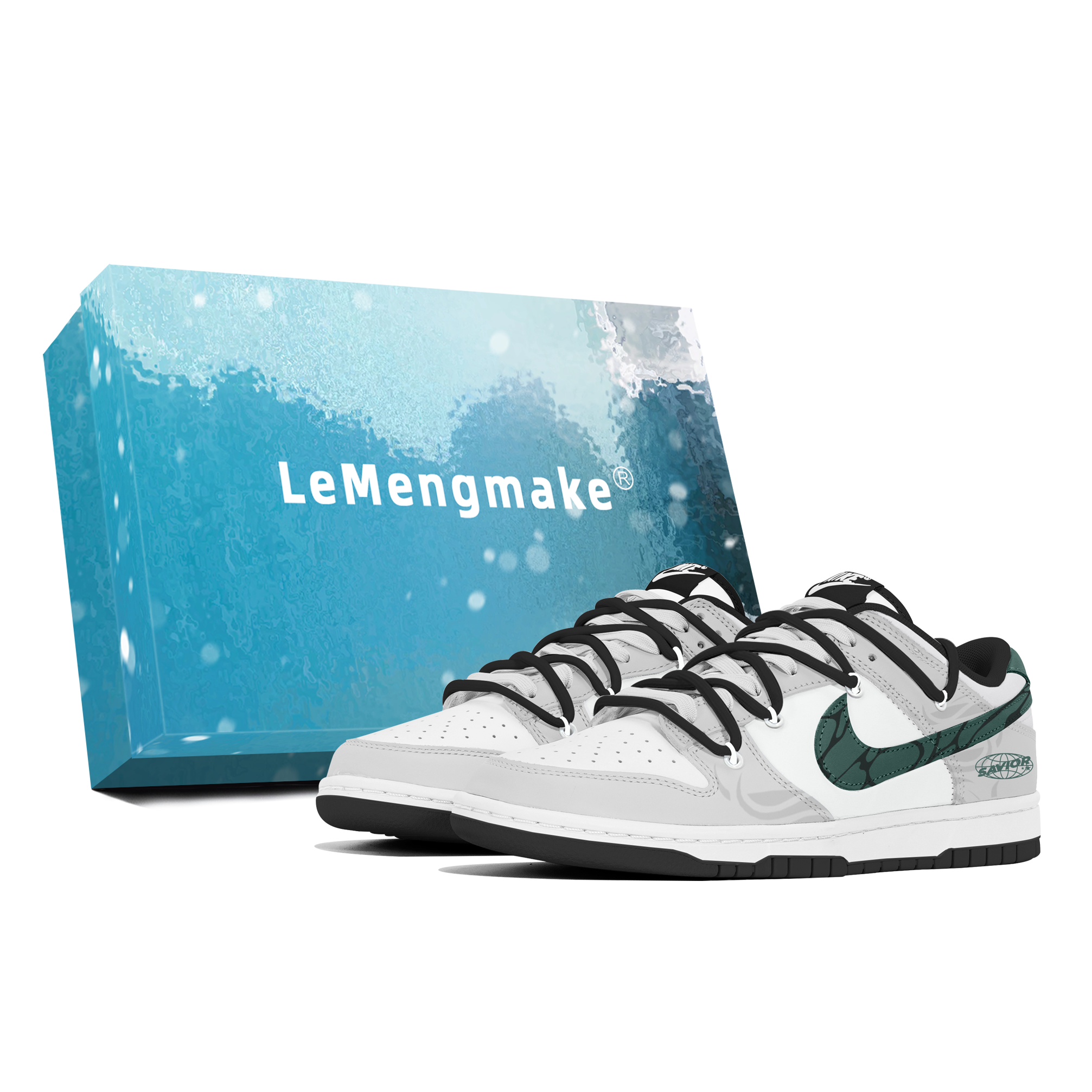 

Кроссовки для скейтбординга Dunk, износостойкие, серые, мужские Nike, Gray