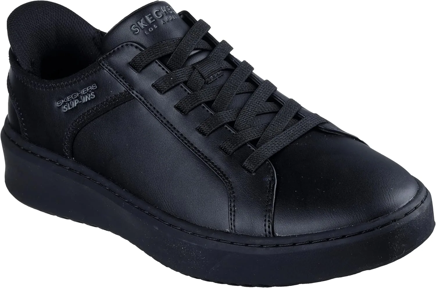 Мужские кроссовки Skechers на платформе, черный — фото 4