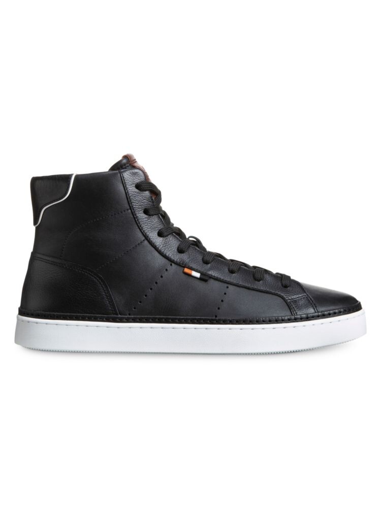 

Высокие кожаные кроссовки Alpha Allen Edmonds, черный