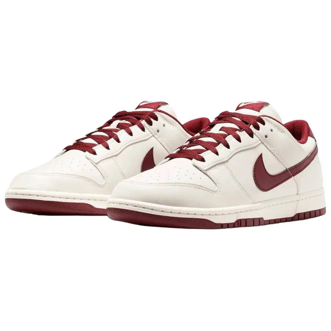 Кроссовки скейтбординговые Nike Dunk Low White Red — фото 4