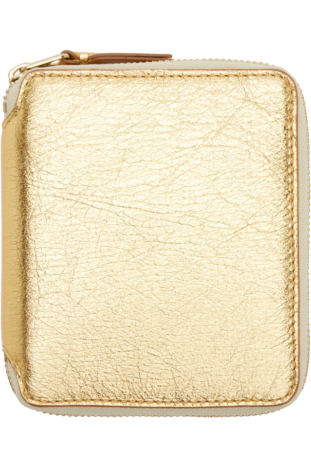 

Кошелек Zip Comme Des Garçons Wallets, золотой