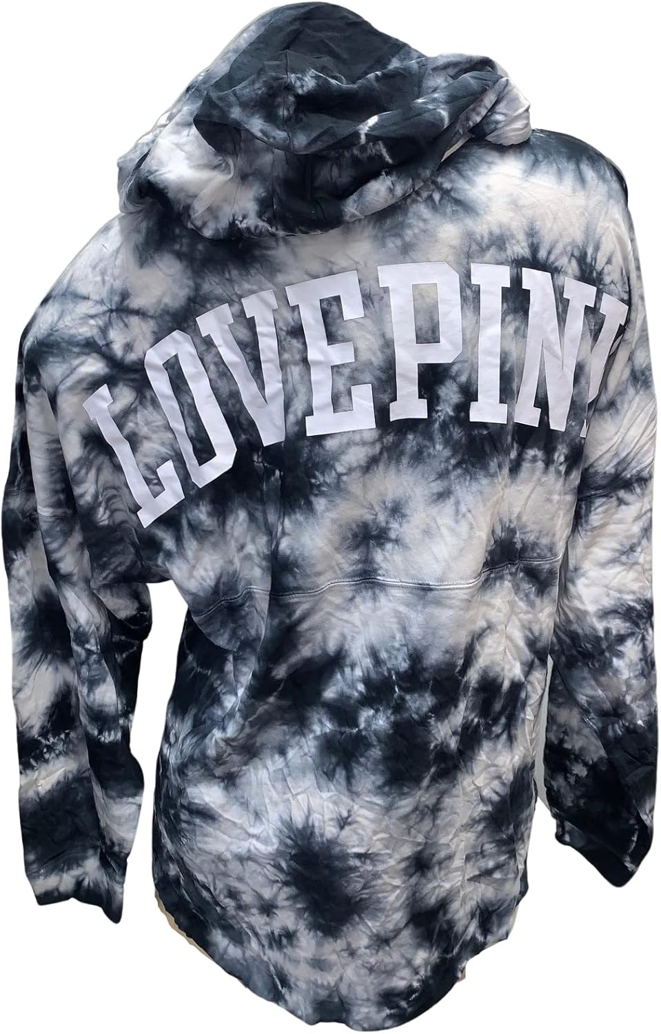 

Толстовка Varsity Tee для женщин Victoria's Secret, Tie Dye Black