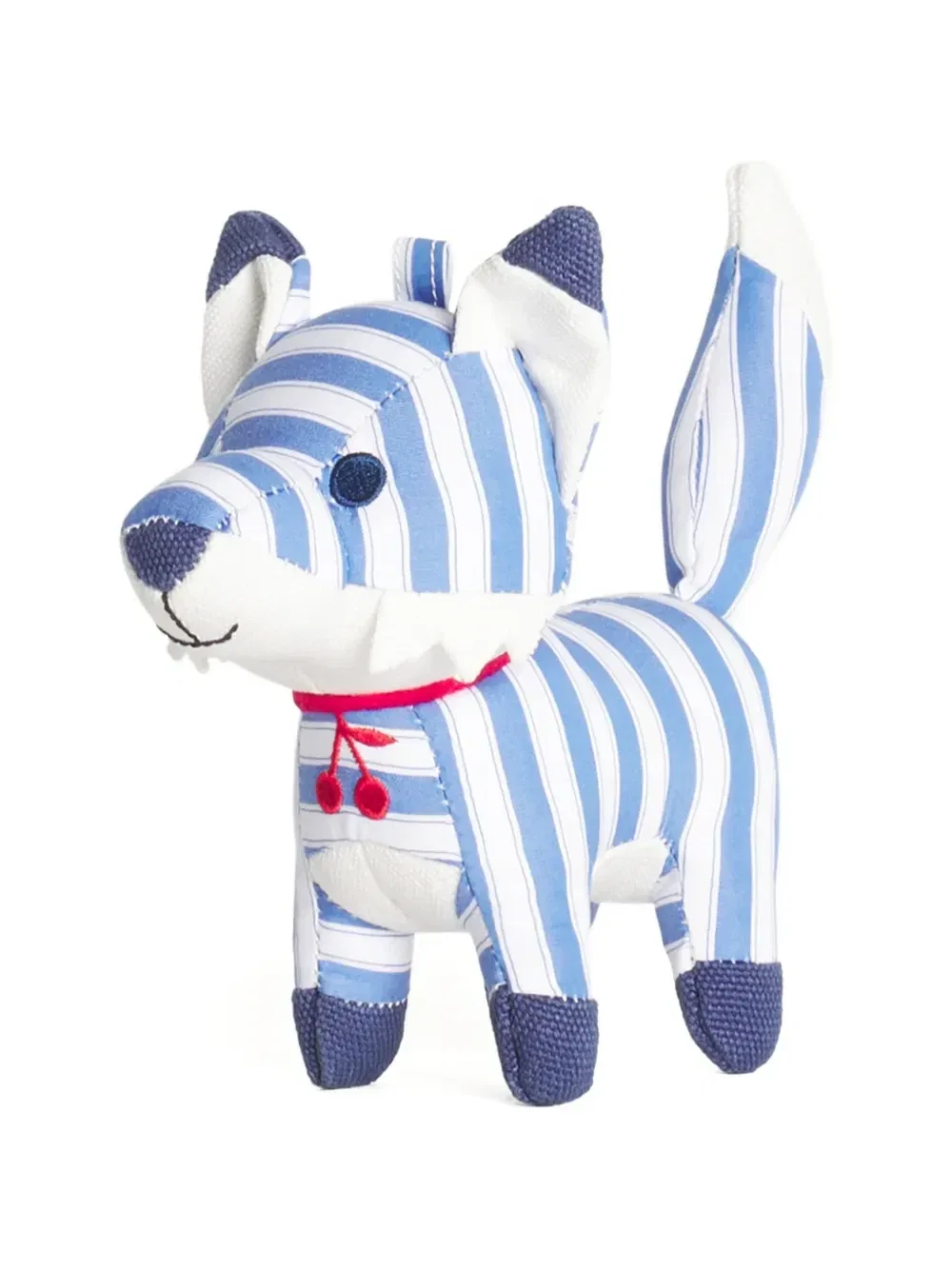Игрушка мягкая Bonpoint из хлопка с узором Maison Kitsuné Kids, синий — фото 2