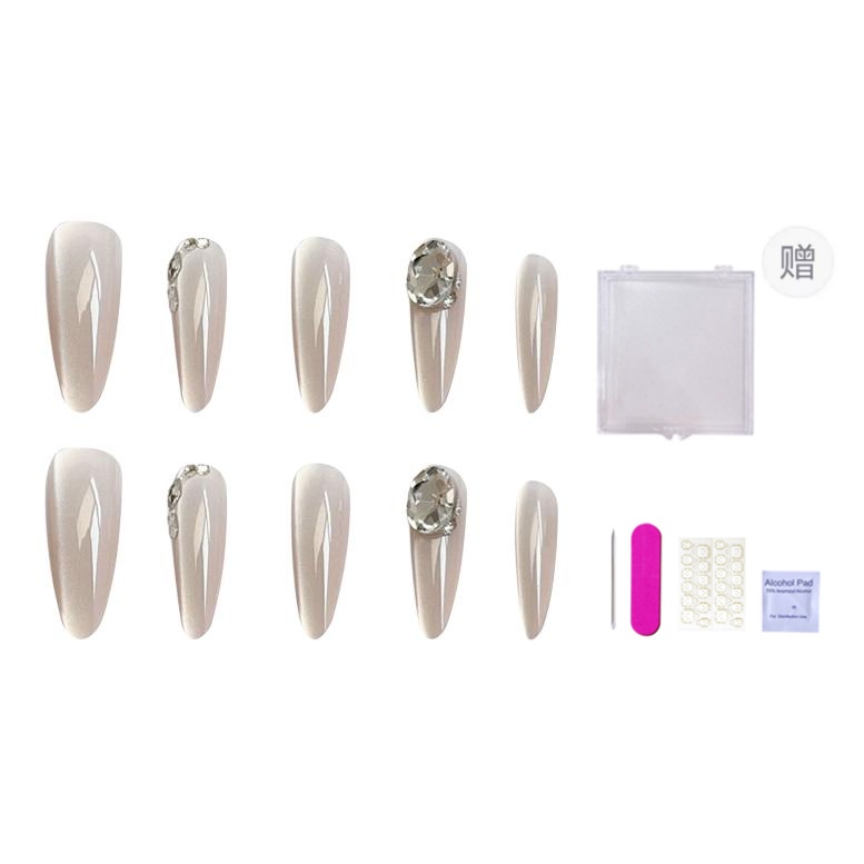 

Искусственные ногти для женщин ORANOT, Long Ladder M, Suitable For Chubby Hand[Includes Storage Box]16-12-13-12-9