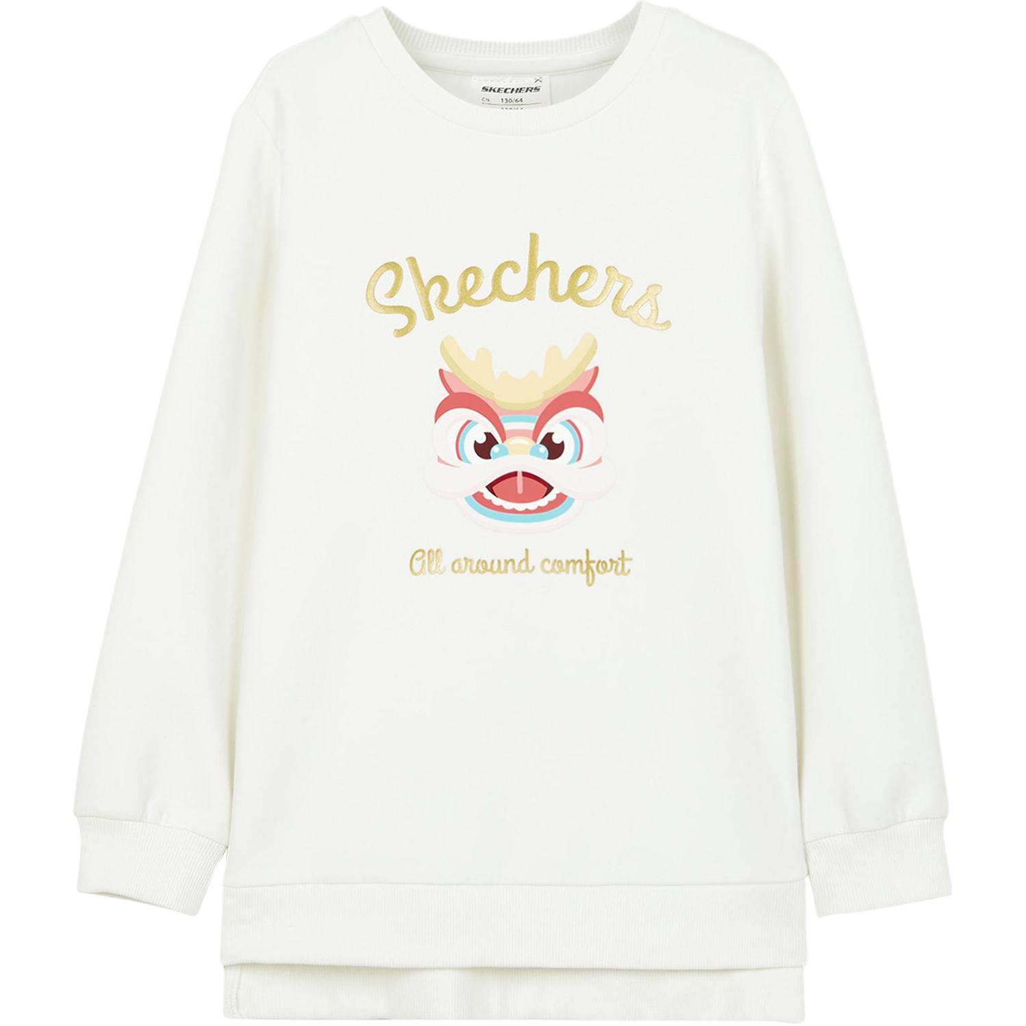 

Свитер Новогодний Зефирный Белый для подростков Skechers, Marshmallow White/0074