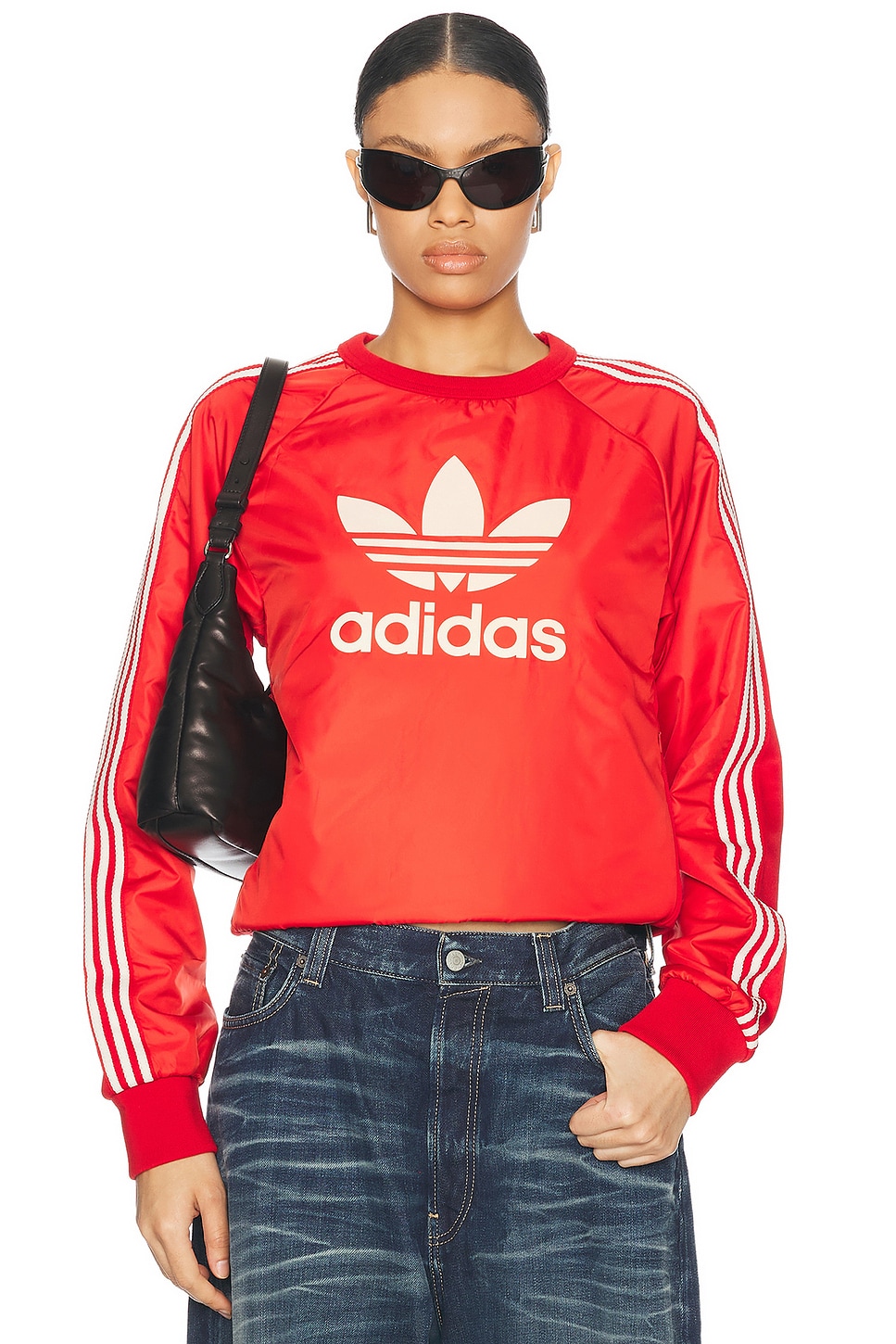

Свитер с круглым вырезом adidas by Wales Bonner, цвет Better Scarlet