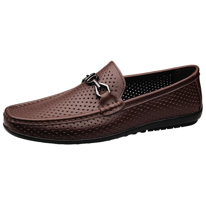 

BAGE Мужские повседневные туфли мужские низкие тёмно-коричневые, цвет Dark Brown