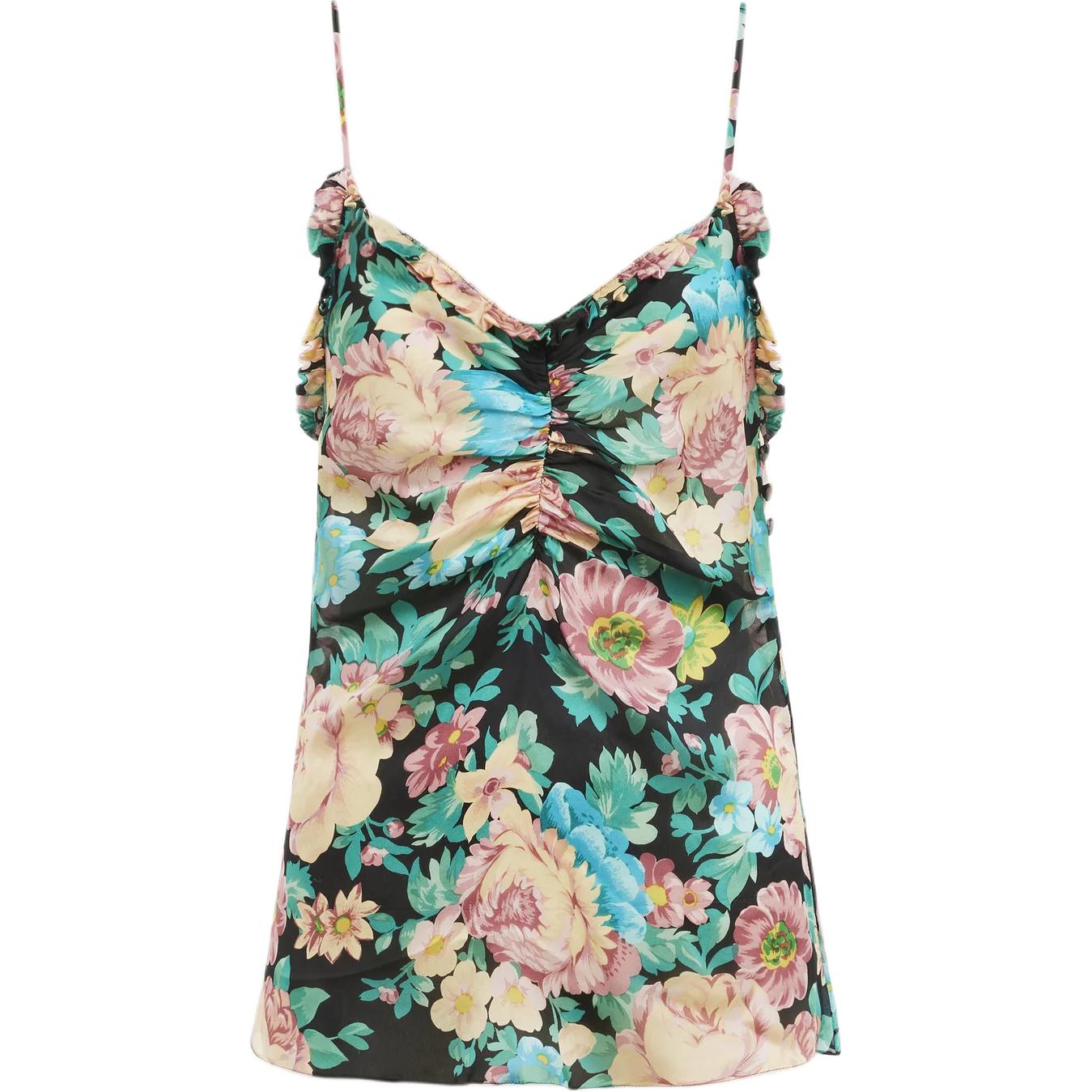 

Цветочный топ Chloé, зеленый