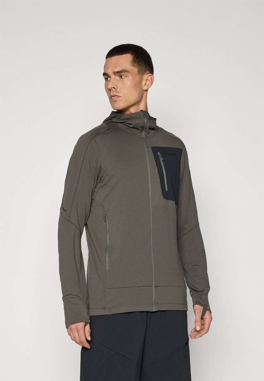 

Куртка Norrøna FALKETIND ZIP HOOD, Beluga/Dark Brown