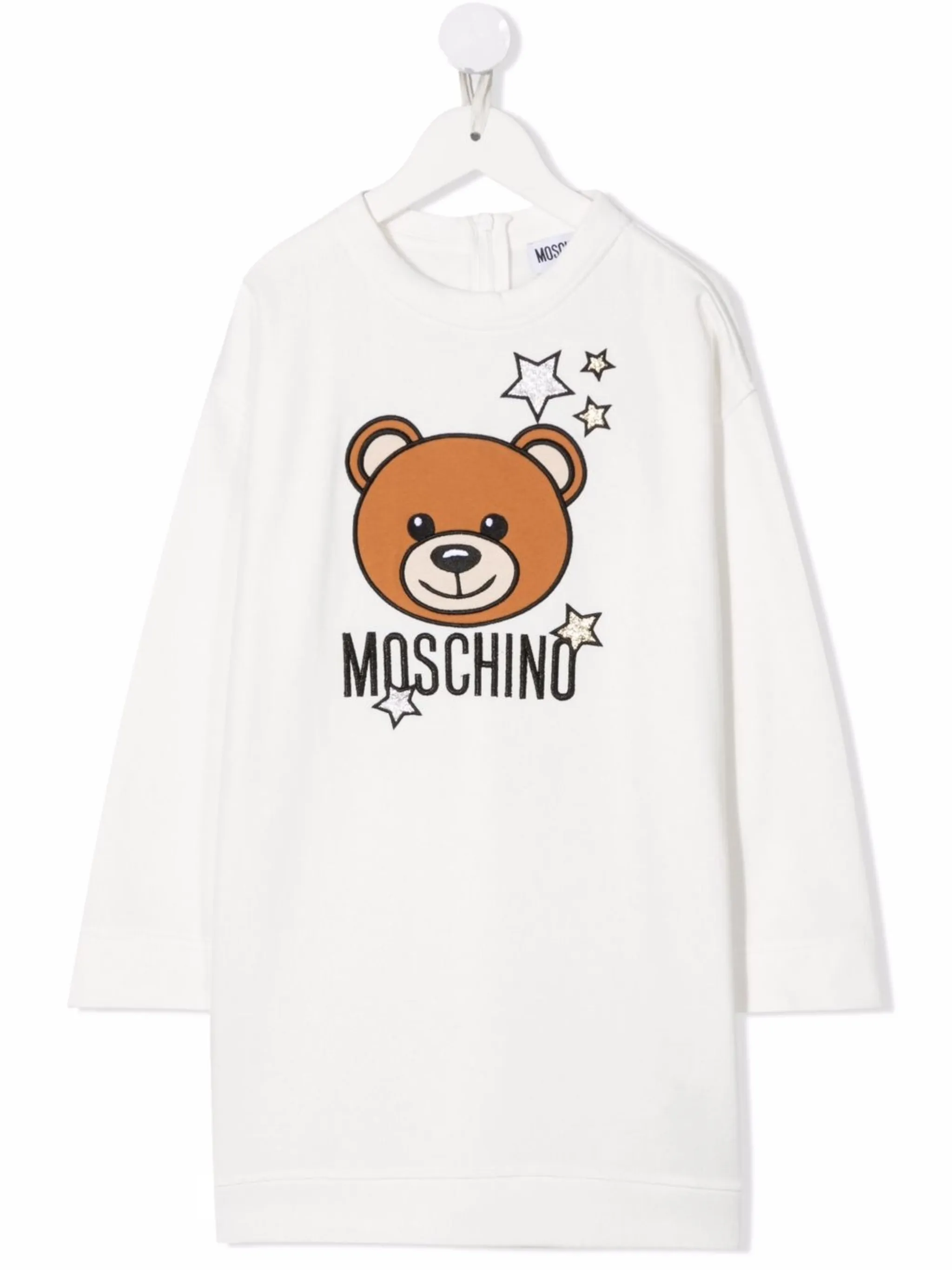 

Платье Teddy Bear Moschino Kids, белый