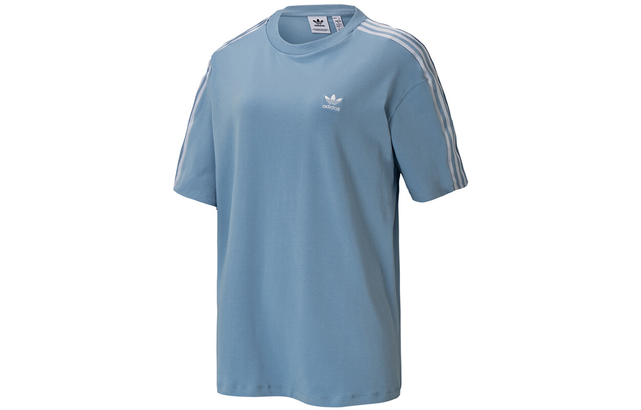 

Футболка женская небесно-голубая Adidas Originals