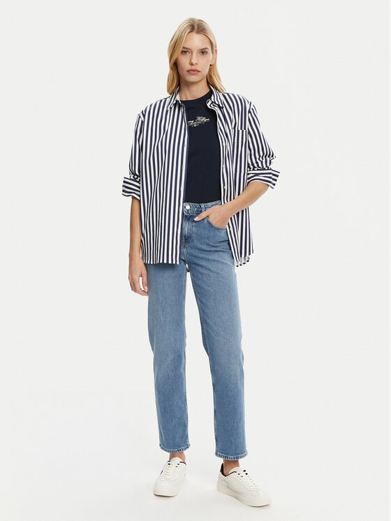 Джинсы прямого кроя Classic WW0WW44345 Tommy Hilfiger, синий — фото 2