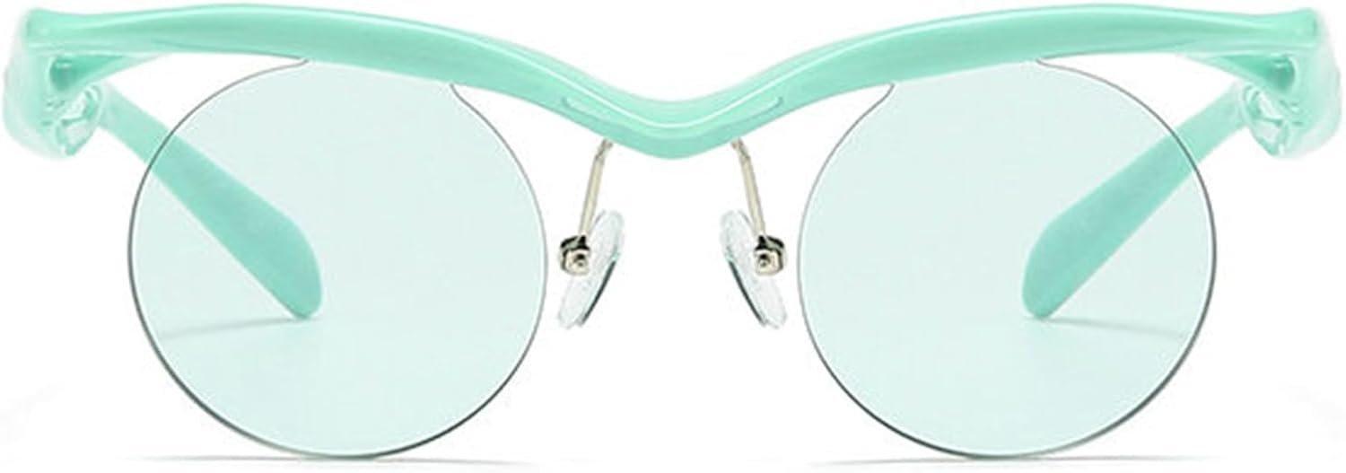 

Винтажные круглые солнцезащитные очки без оправы «Хелена» для женщин и мужчин, роскошные панк-очки в маленькой оправе для женщин, для активного отдыха и путешествий, защита от ультрафиолета UV400 helena, C5