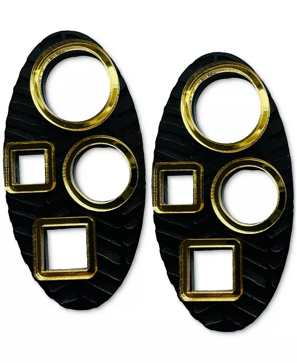 

Серьги-Гвоздики в форме ивы Swanky Designs, black