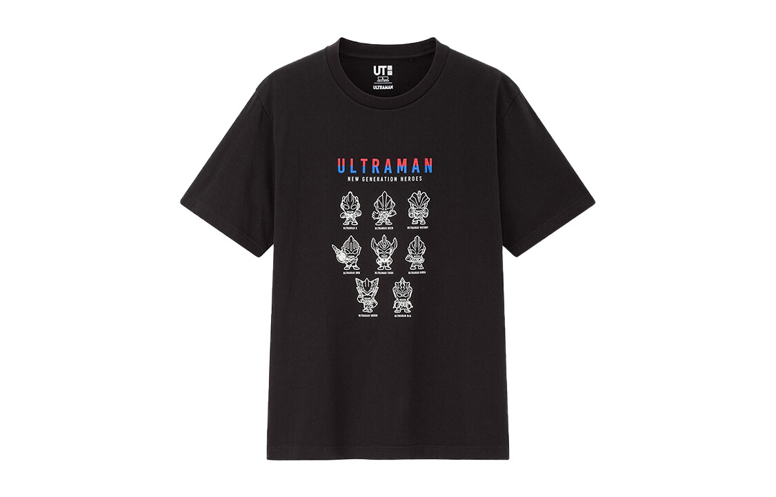 

Футболка унисекс черная Uniqlo, черный