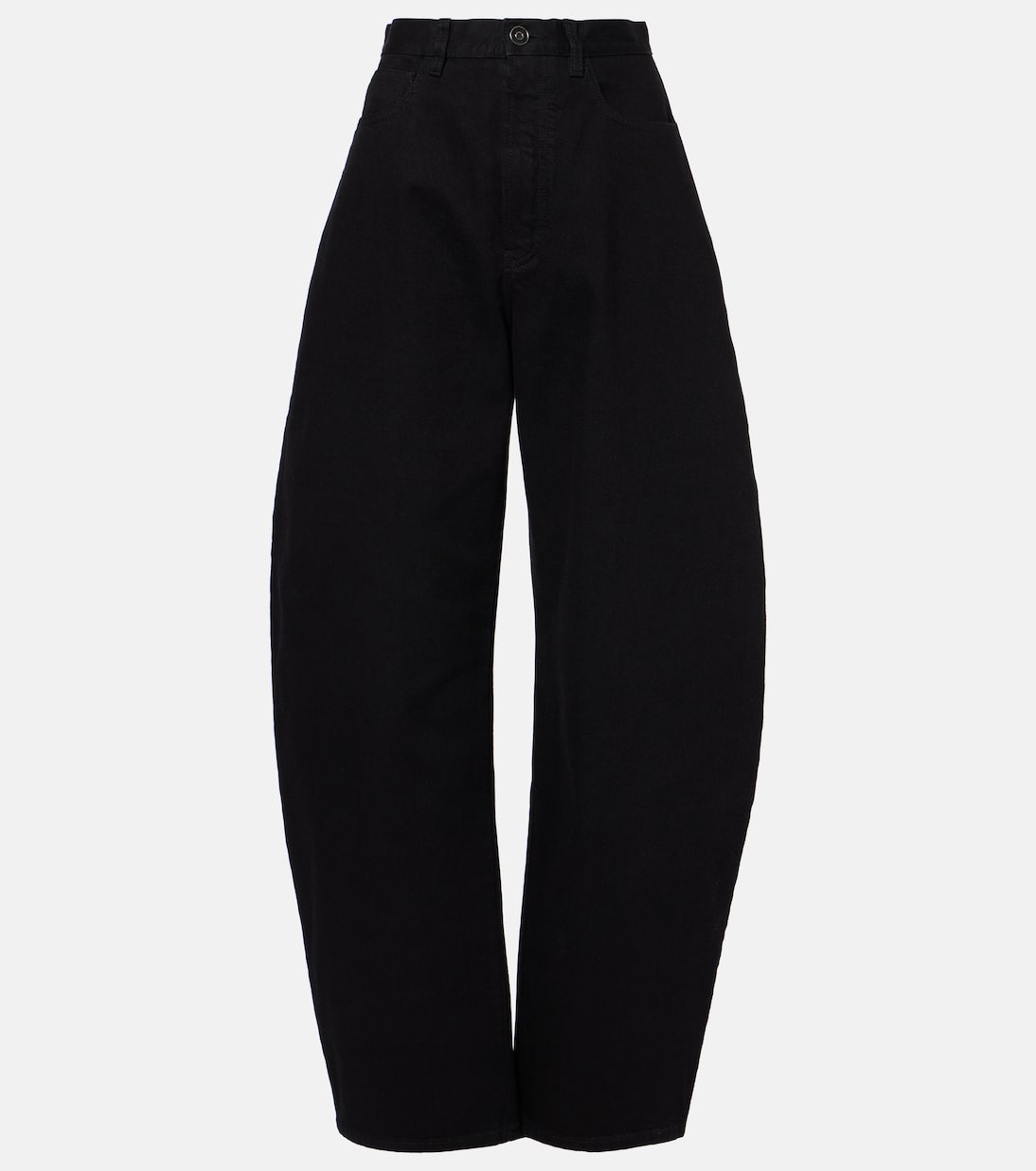 

Джинсы с бочкообразными штанинами Alaïa, Noir Alaia