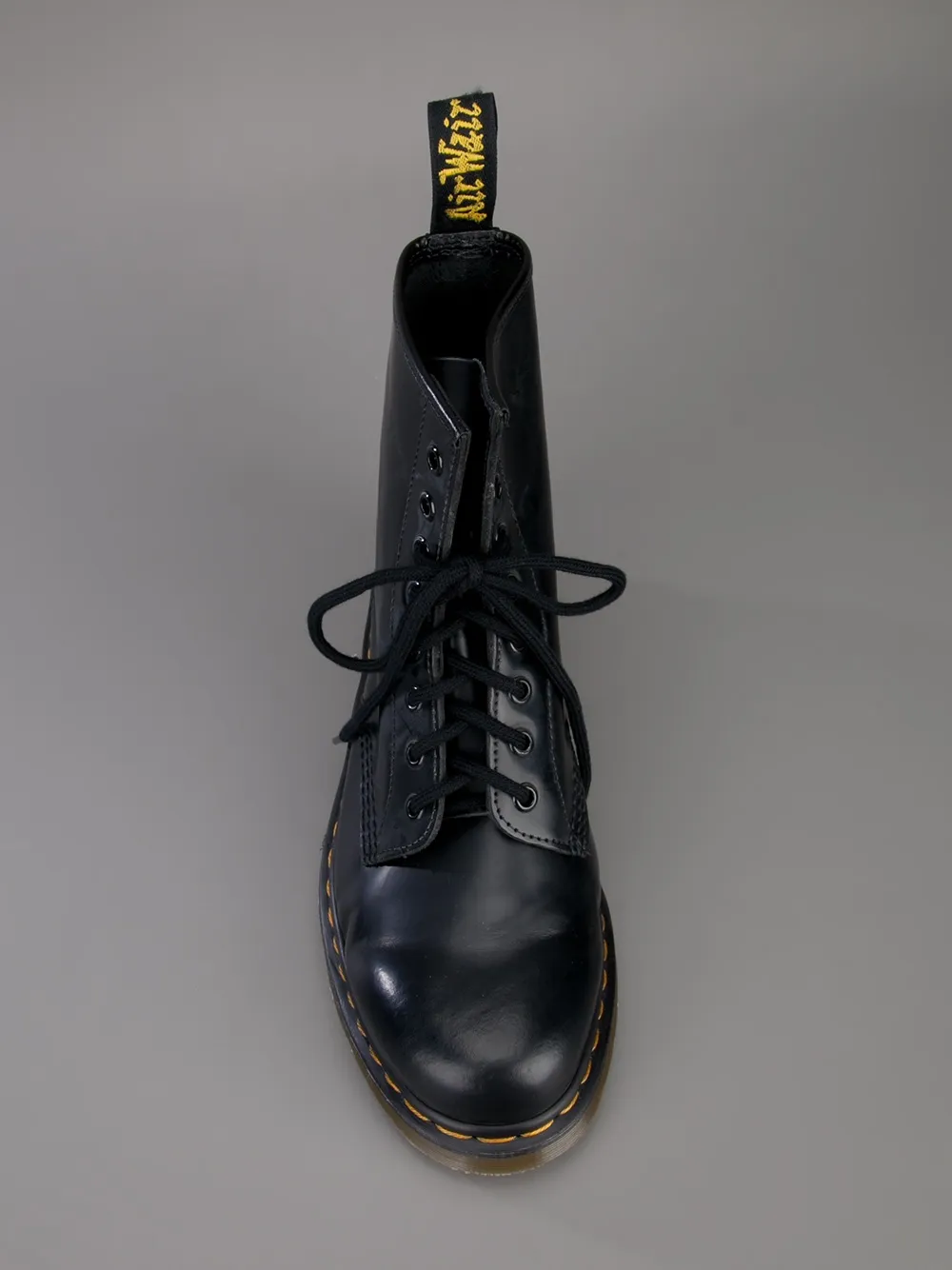 Мужские ботинки Dr. Martens из гладкой кожи на шнуровке, черный — фото 3
