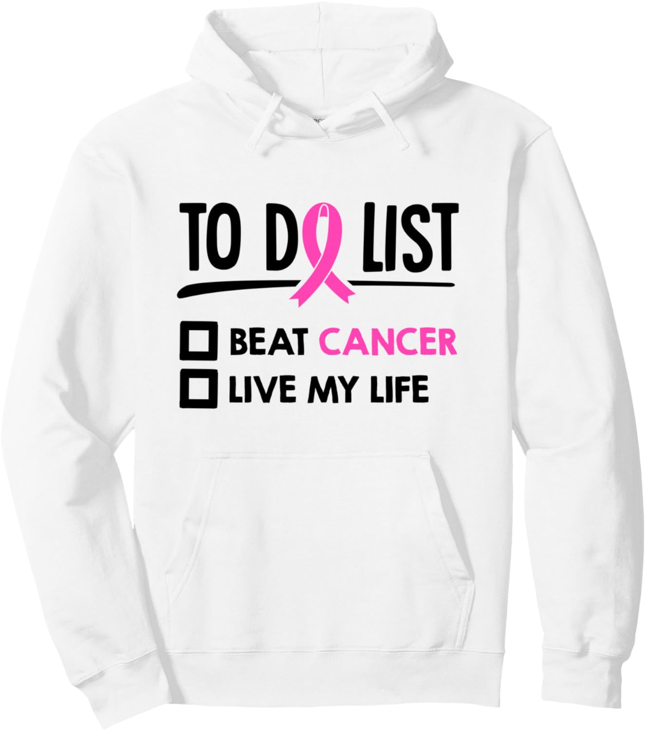 

Список дел: Победить рак, Жить полной жизнью, Худи в поддержку борьбы с раком (химиотерапия) Cancer Survivor Gift Chemotherapy Cancer Defeat, белый