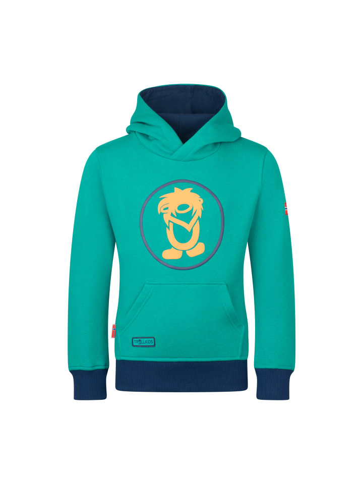 

Худи Trollkids, цвет sea green