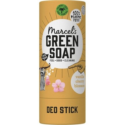 

Дезодорант-стик Ваниль и Вишневый цвет 40г, Marcel'S Green Soap
