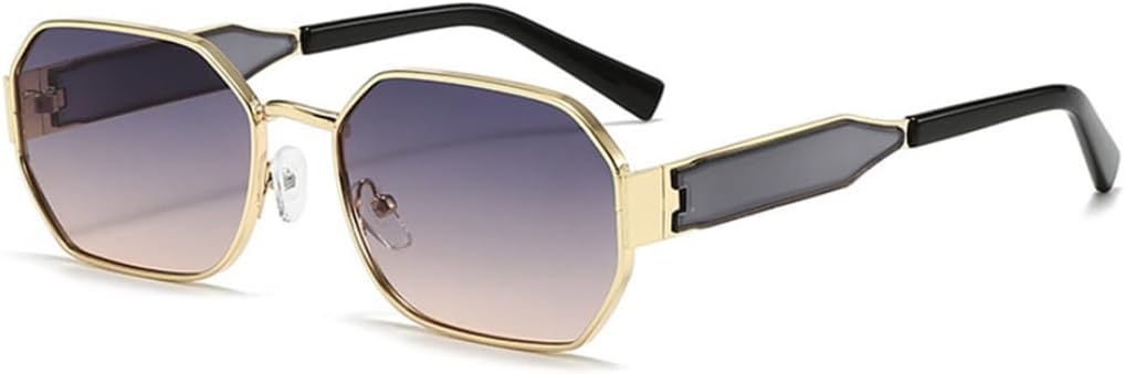 

Солнцезащитные очки с защитой от УФ-излучения UV400 | Металлическая оправа в стиле панк, черные | Линзы конфетных цветов | Для женщин и мужчин | Для занятий спортом на открытом воздухе и вождения DSVIGF, 04