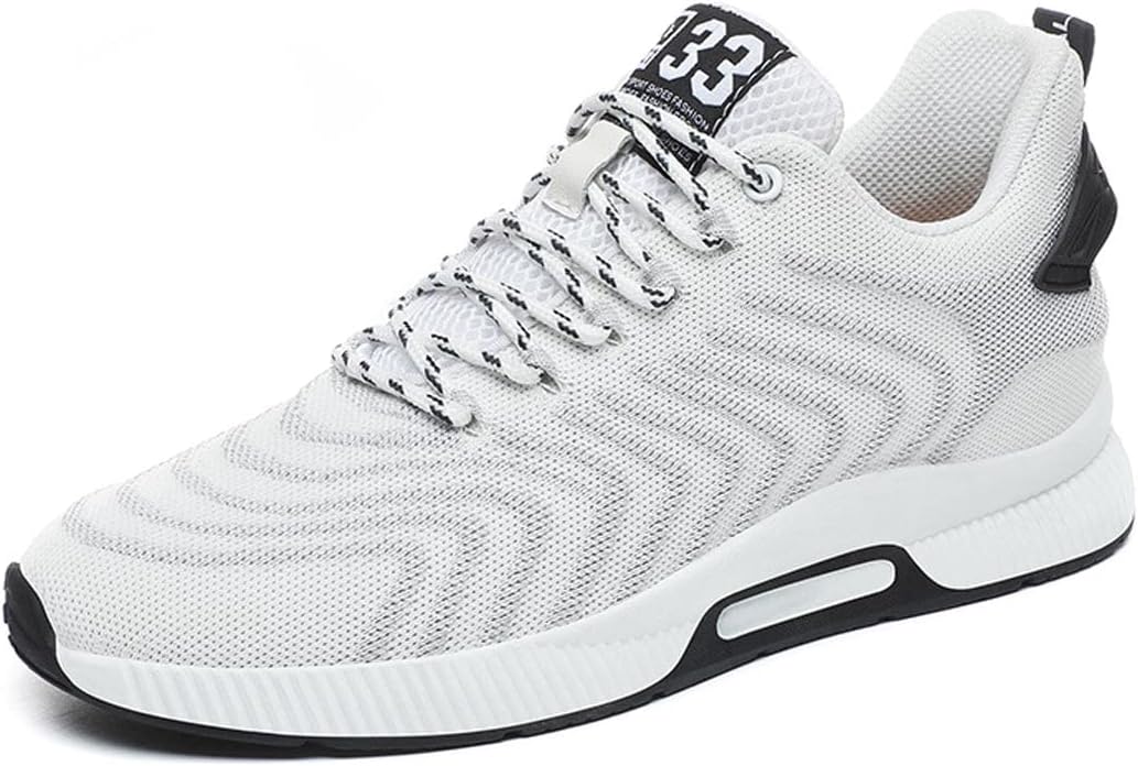 

Мужские обувь на подъем 6 см выше, невидимая прибавка в росте, повседневные спортивные кроссовки Meidiastra, белый