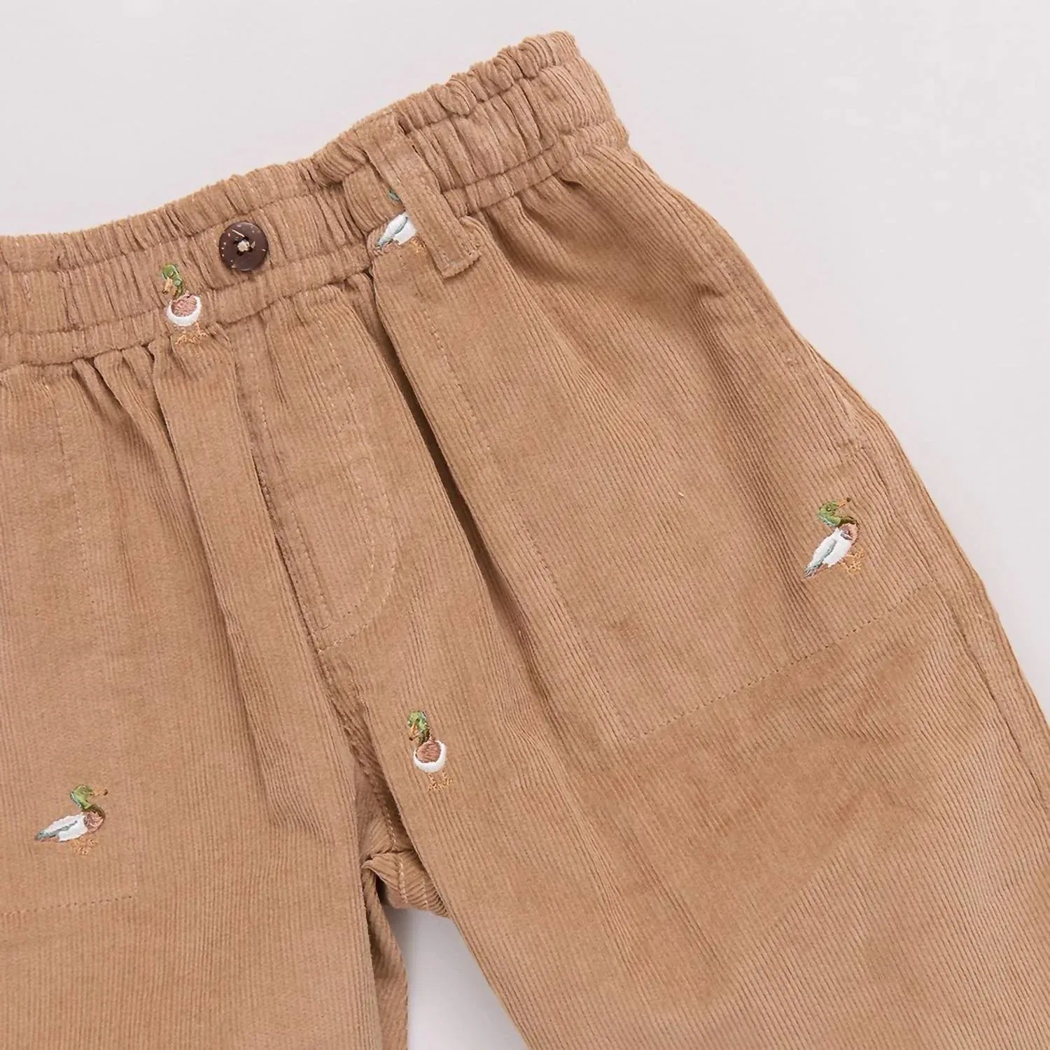 Брюки Джексона в вышивке "Утка-кряква" Pink Chicken, Mallard Embroidery — фото 2