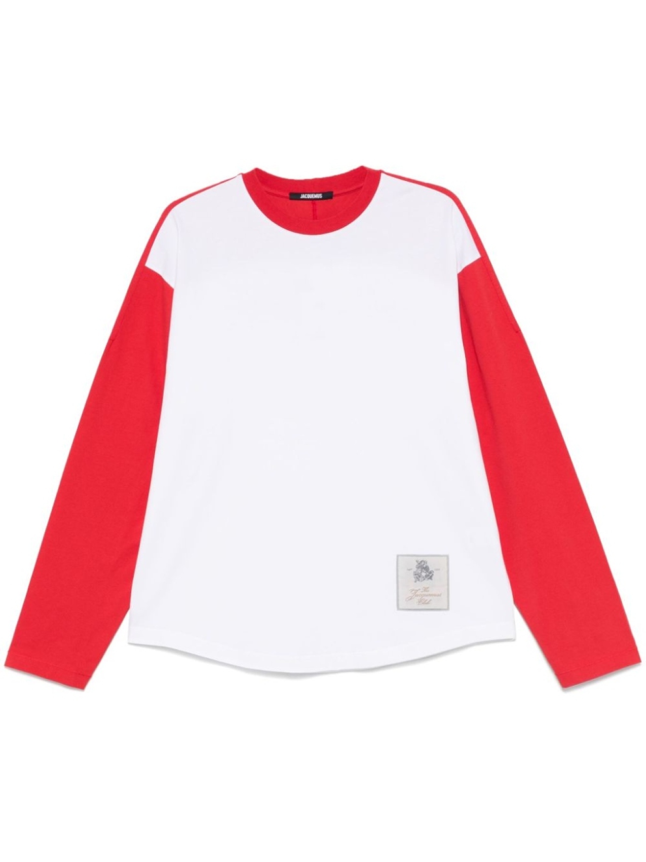 

Jacquemus футболка с нашивкой-логотипом, белый